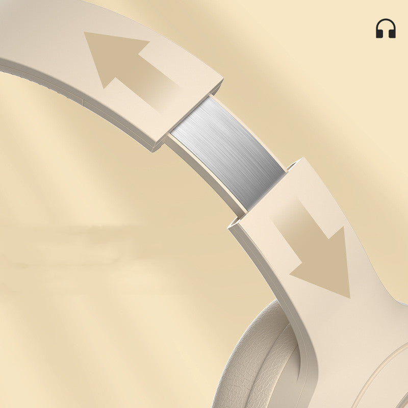 Noise Reduction Bluetooth Wireless Music Headset - 
Close-up of a knife with a beige handle and blade on a beige background