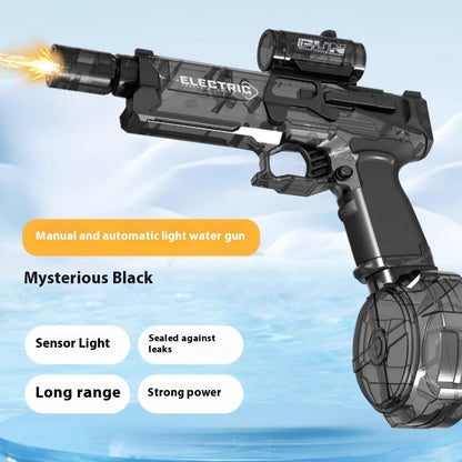 Fire Rat Electric Water Pistol – USB‑Rechargeable LED Spray Gun
