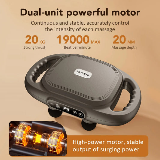 6-Head Fascia Massage Gun – Deep Tissue Muscle Therapy CXJ
