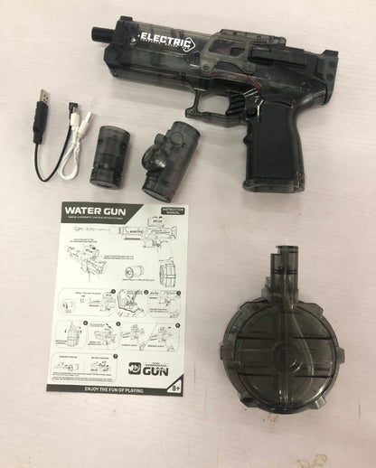 Fire Rat Electric Water Pistol – USB‑Rechargeable LED Spray Gun