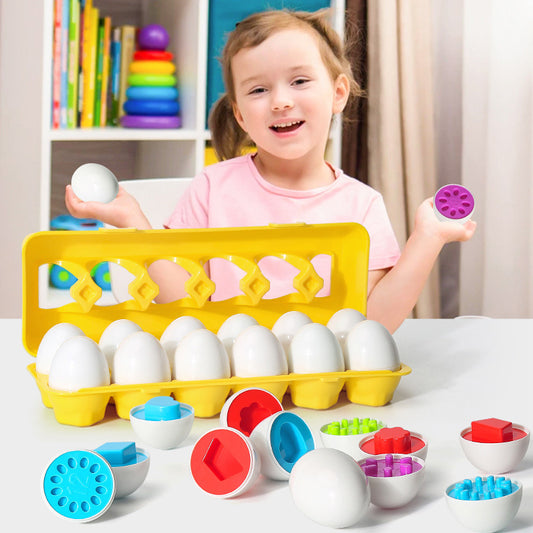 Montessori Smart Egg Shape Sorter & Learning Toy for Toddlers