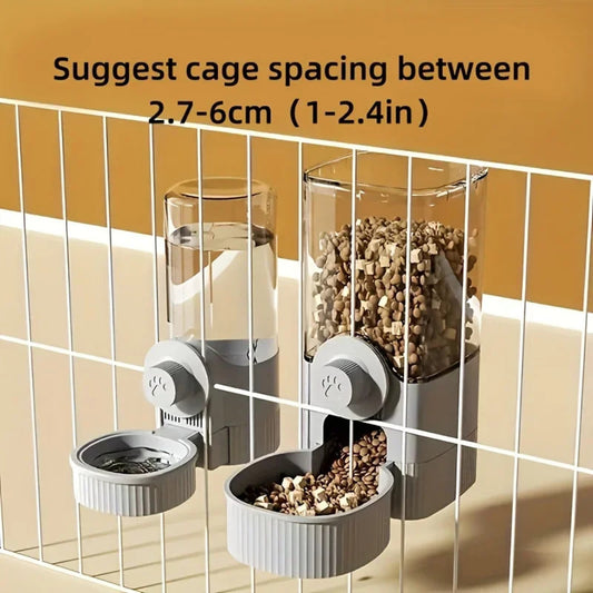 1.2L Automatic Hanging Pet Feeder Bowl – Food Dispenser for Small Dogs, Cats & Rabbits