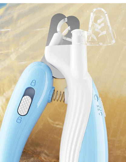 LED Electric Pet Nail Clippers – Dog & Cat Nail Grinder with Light for Safe Trimming