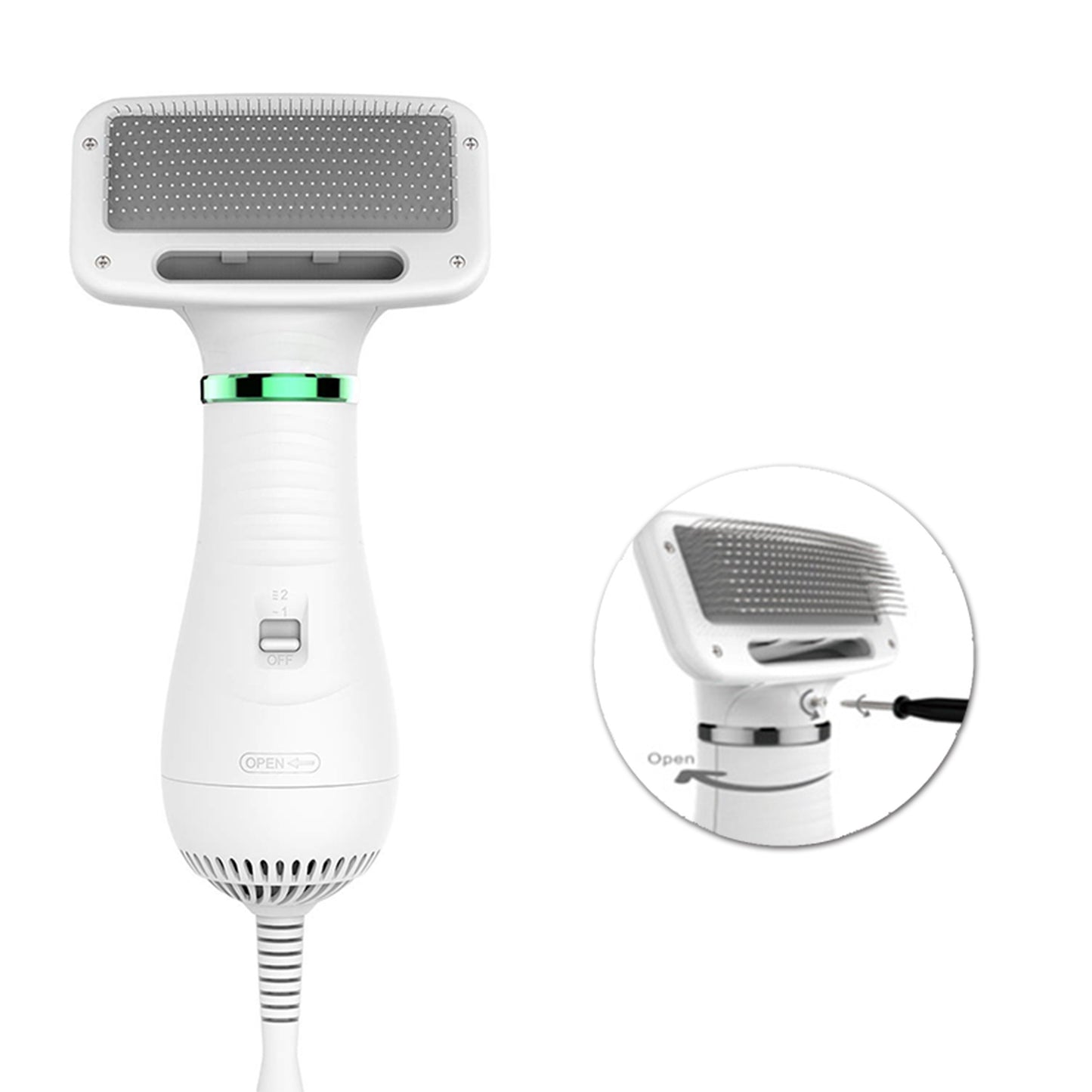 Pet Grooming Brush for Shedding & Detangling