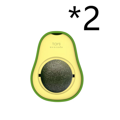 Avocado-shaped toy with 'TOYS avocado' branding on a white background
