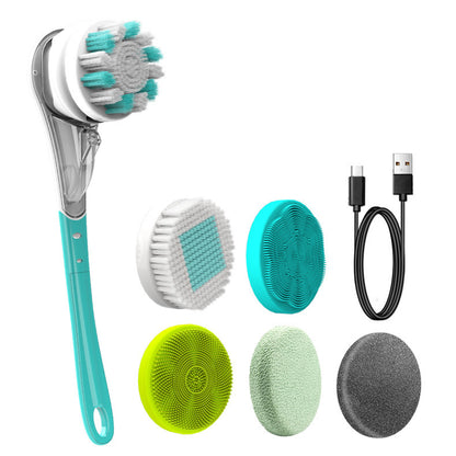 6-in-1 Electric Bath Brush – Full-Body Spa Cleaning Tool