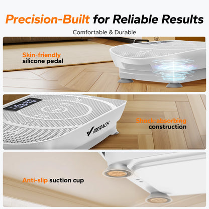 Step platform with features highlighted on a wooden floor