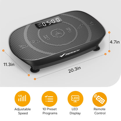 Power Vibration Fitness Platform Machine