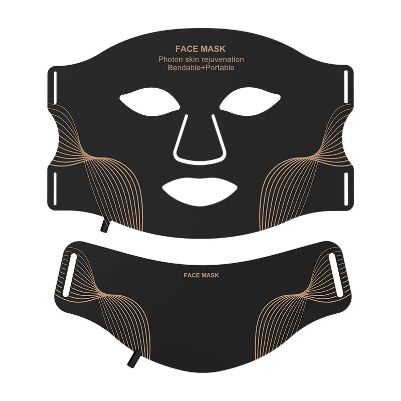 7-Color LED Therapy Mask Face Neck Glow