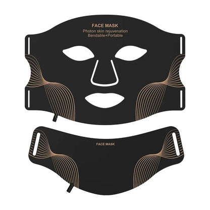 7-Color LED Therapy Mask Face Neck Glow