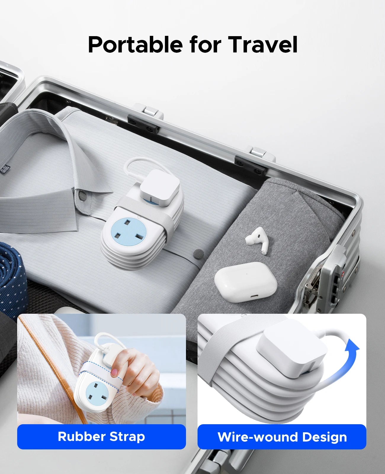 Premium UK Travel Power Adapter