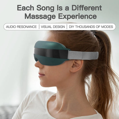 4D Smart Eye Massager – Airbag Vibration & Bluetooth Music Therapy