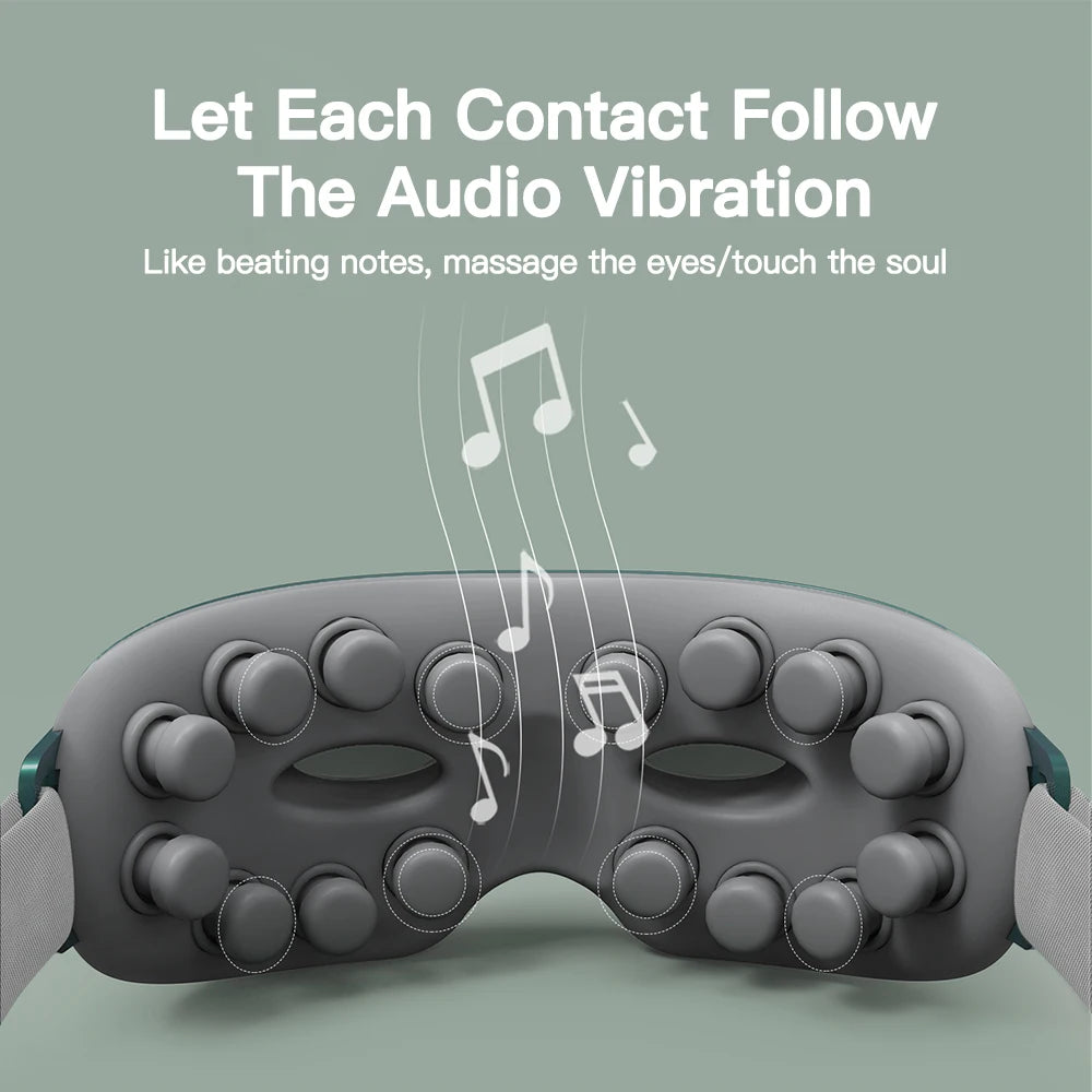 4D Smart Eye Massager – Airbag Vibration & Bluetooth Music Therapy