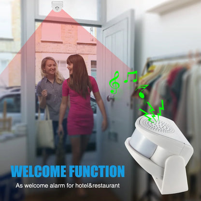 PIR Motion Sensor Doorbell 32 Songs Alarm Chime