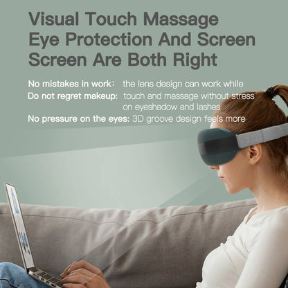 4D Smart Eye Massager – Airbag Vibration & Bluetooth Music Therapy
