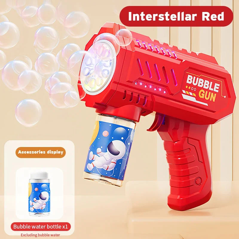 Electric Bubble Gun Glowing Light-Up Toy