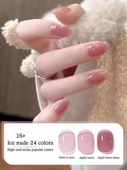 Milk White Jelly Gel Polish
