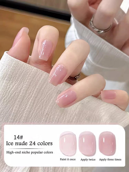 Milk White Jelly Gel Polish