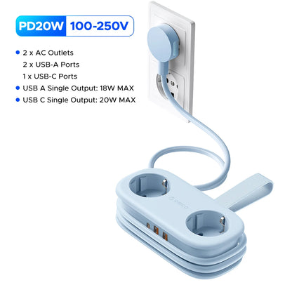Smart Power Strip Fast Charging