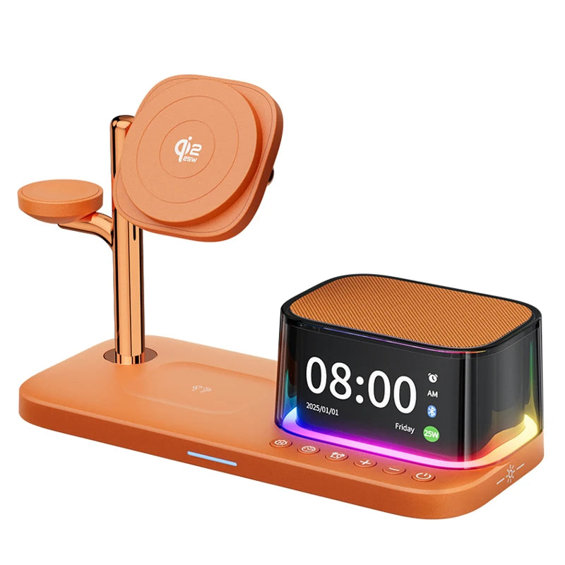 Qi2 25W 5-in-1 Wireless Charging Station