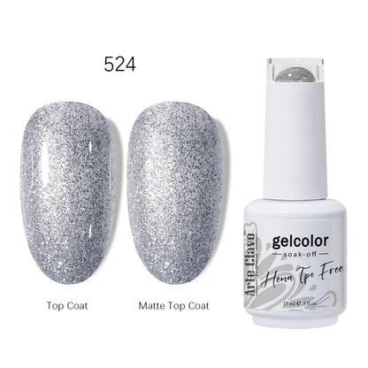 Pink Reflective Gel Nail Polish