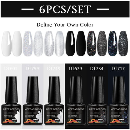 6pcs DIY Semi-Permanent Gel Polish Set
