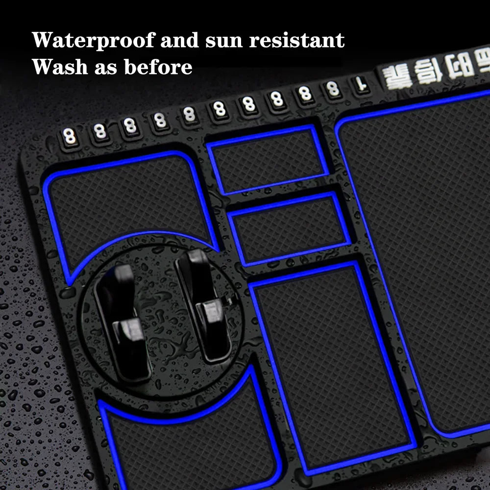 Car Non-Slip Mat Built-In Phone Holder