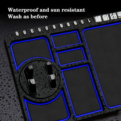 Car Non-Slip Mat Built-In Phone Holder