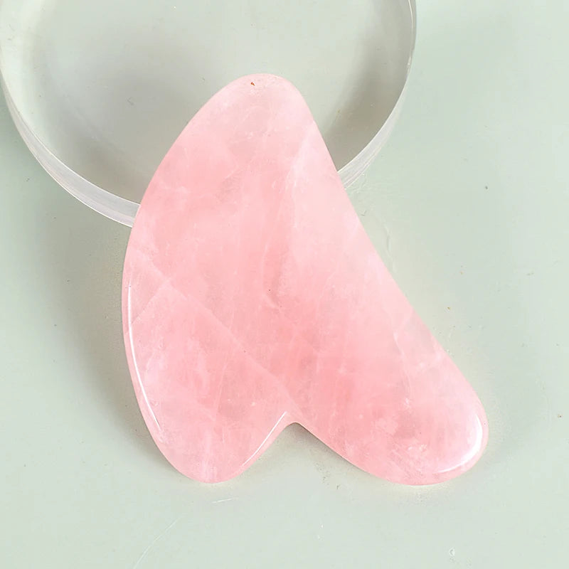 Rose Quartz Face Roller Gua Sha Gift Set