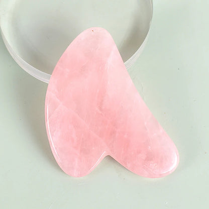 Rose Quartz Face Roller Gua Sha Gift Set