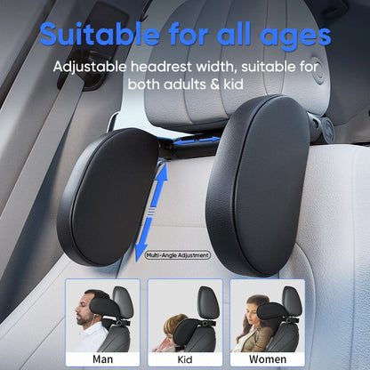 360° Adjustable Car Headrest Neck Pillow