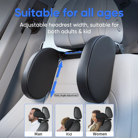 360° Adjustable Car Headrest Neck Pillow