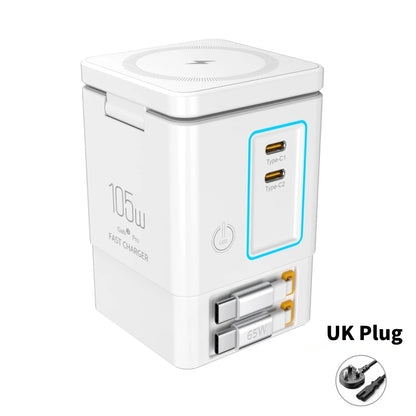 GaN 105W Tower Charging Station Six Ports