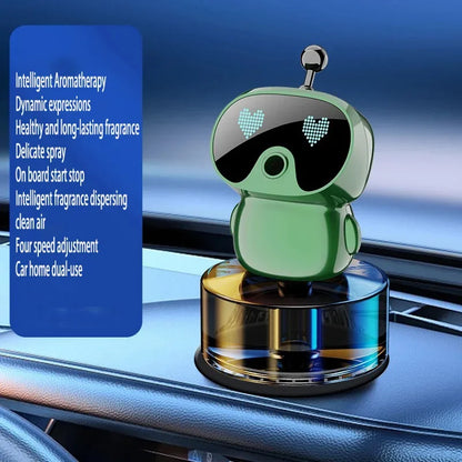 AI Robot Car Aromatherapy Diffuser USB Rechargeable