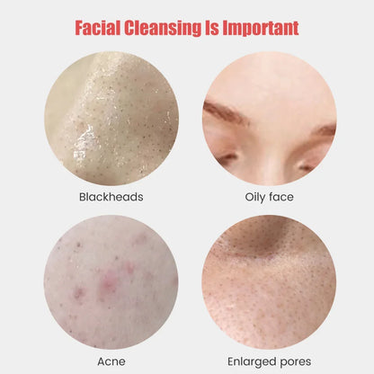 Sonic Silicone Facial Cleansing Brush IPX7 Heated