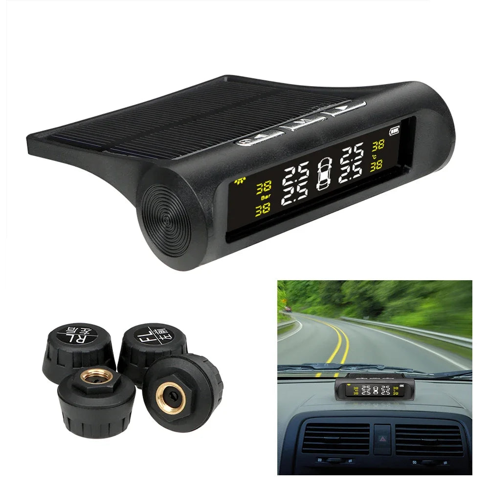 Solar TPMS with 4 External Sensors