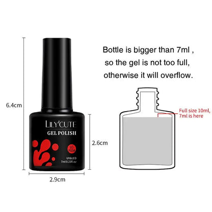 Quick-Dry LED UV Nail Gel Varnish