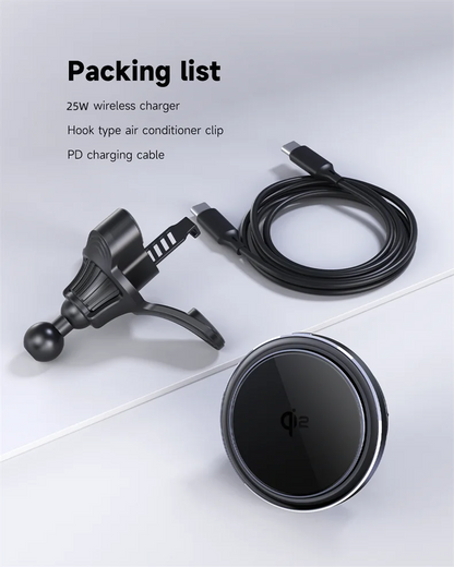 HaaYot Qi2 25W Ice-Cooling Wireless Car Charger