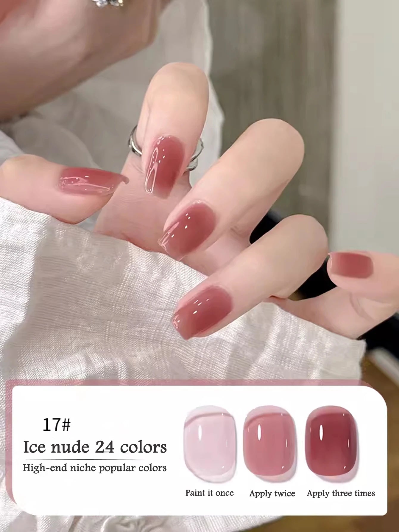 Milk White Jelly Gel Polish