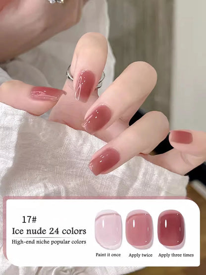 Milk White Jelly Gel Polish