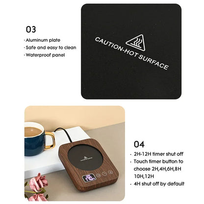 Smart Mug Warmer LCD Display Auto Shut-Off