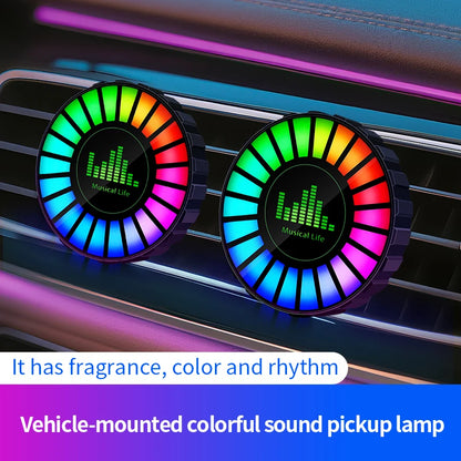 RGB Sound-Reactive Car Air Freshener