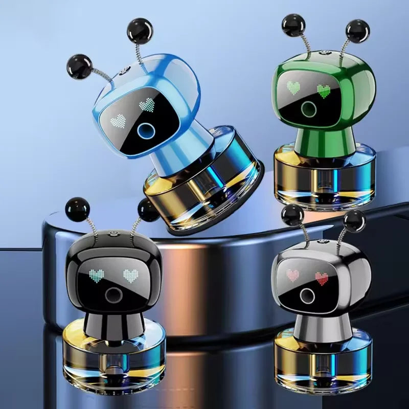 AI Robot Car Aromatherapy Diffuser USB Rechargeable