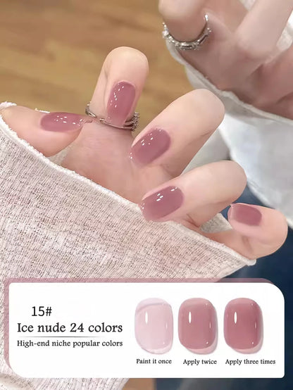 Milk White Jelly Gel Polish
