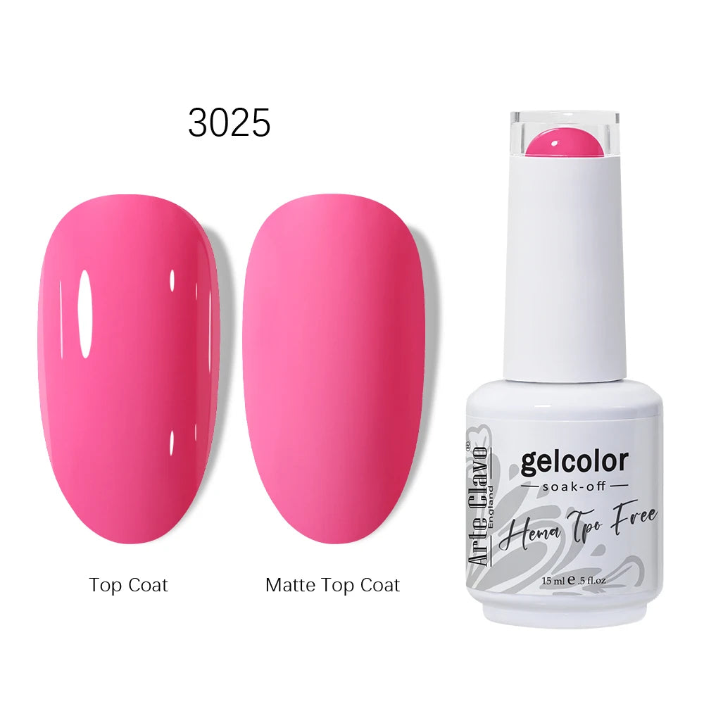Pink Reflective Gel Nail Polish