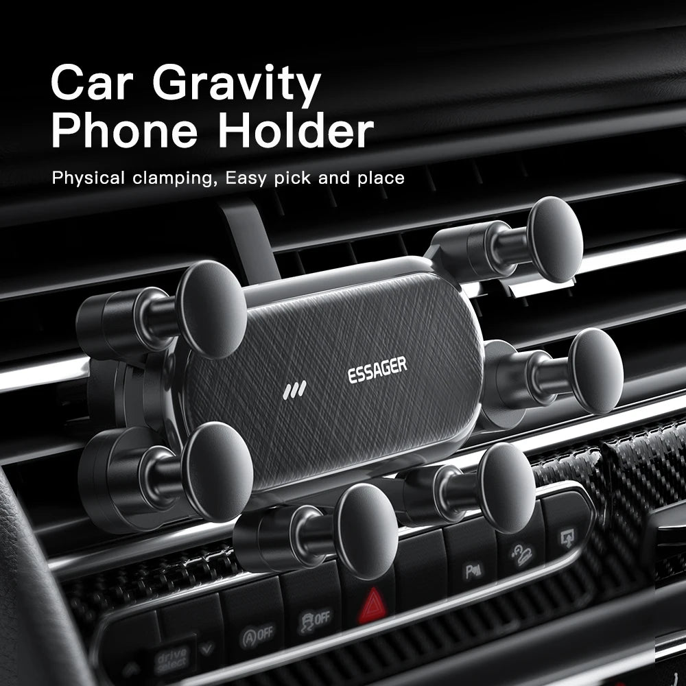 Gravity Car Holder Lock Air Vent Mount