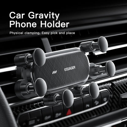 Gravity Car Holder Lock Air Vent Mount