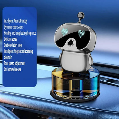 AI Robot Car Aromatherapy Diffuser USB Rechargeable