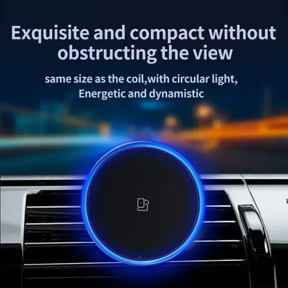 Magnetic Car Wireless Charger RGB LED