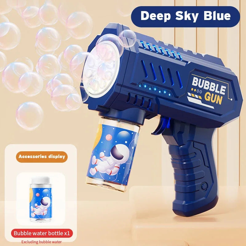 Electric Bubble Gun Glowing Light-Up Toy